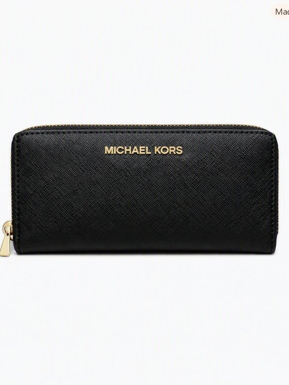 Michael Kors Jet Set Travel Black Saffiano Leather Wallet | Fall Luxe Essential